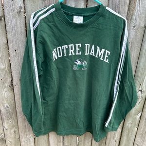 NOTRE DAME ADIDAS LONG TEE
